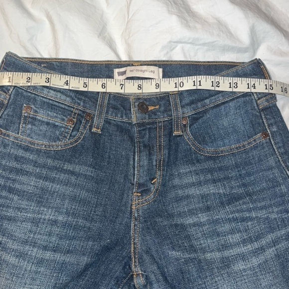 Levi’s 505 Straight Leg Classic 4m Dark Wash - Picture 3 of 9